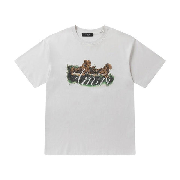 Amiri Tiger White T-Shirt Without Collar