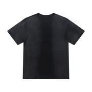 Amiri Faded Black T-Shirt Without Collar