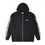 Burberry Vintage Check Panel Oversized Jacket  'Black'