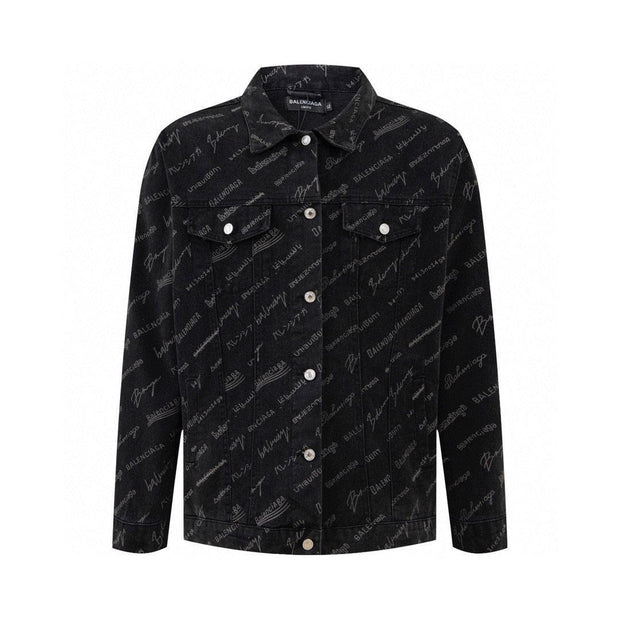 Balenciaga Logomania All Over Large Fit Jacket