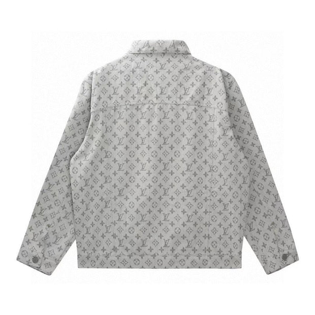 Louis Vuitton  Monogram Denim Jacket Grey