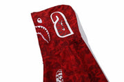 BAPE OG Camo Shark Full Zip-Up Hoodie A Bathing Ape 'Red'