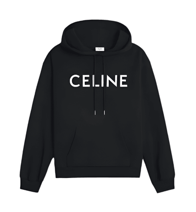 Celine Loose Hoodie Black