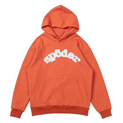 Spider Worldwide Web Hoodie Orange