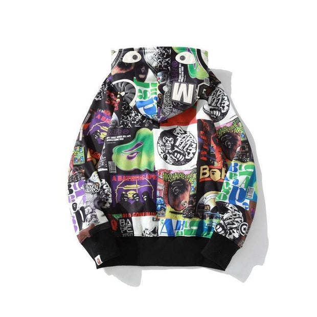 BAPE ALBUM MONOGRAM Shark full zip hoodie A Bathing Ape