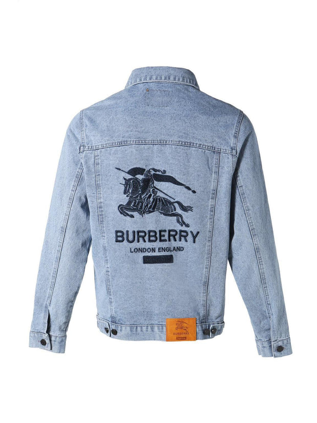 Burberry Denim Trucker Jacket 'Blue'