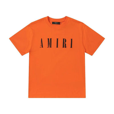 Amiri Orange T-Shirt Without Collar