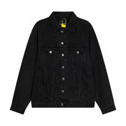 Balenciaga embossed paper denim jacket