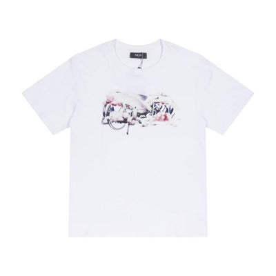 Amiri White T-Shirt Without Collar