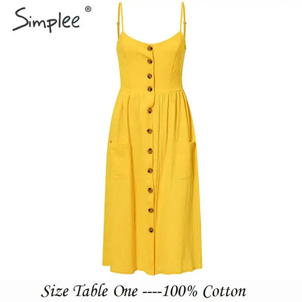 Simply Elegant Women Pocket Dress